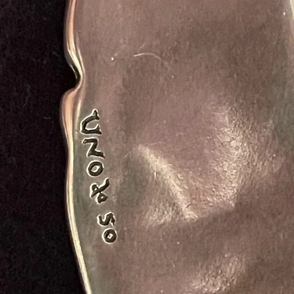 Uno de 50 silver and brown leather choker - Picture 3 of 6